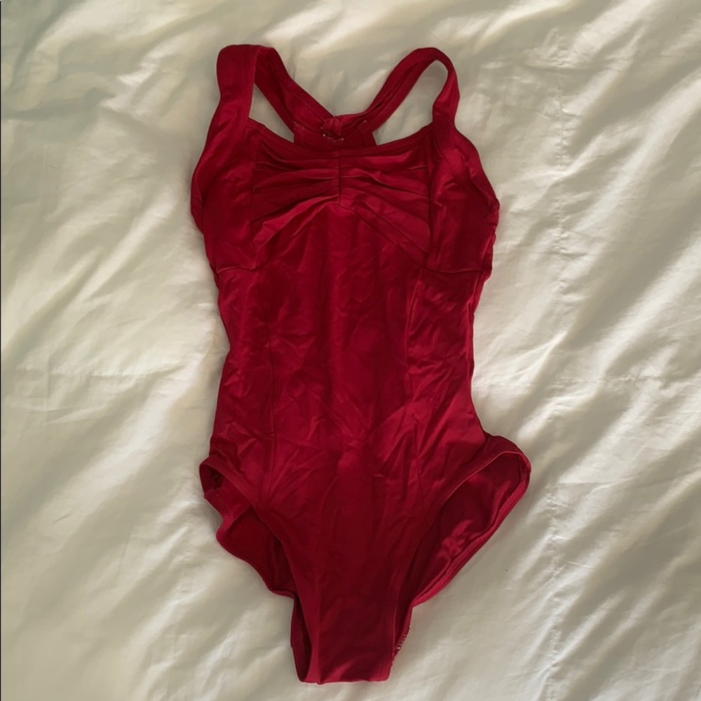 Pink Capezio leotard